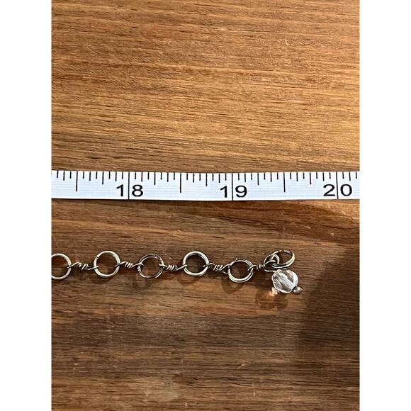 Chico’s Turquoise Statement Necklace Boho Southwestern Mixed Bead Silver Tone - Picture 9 of 9